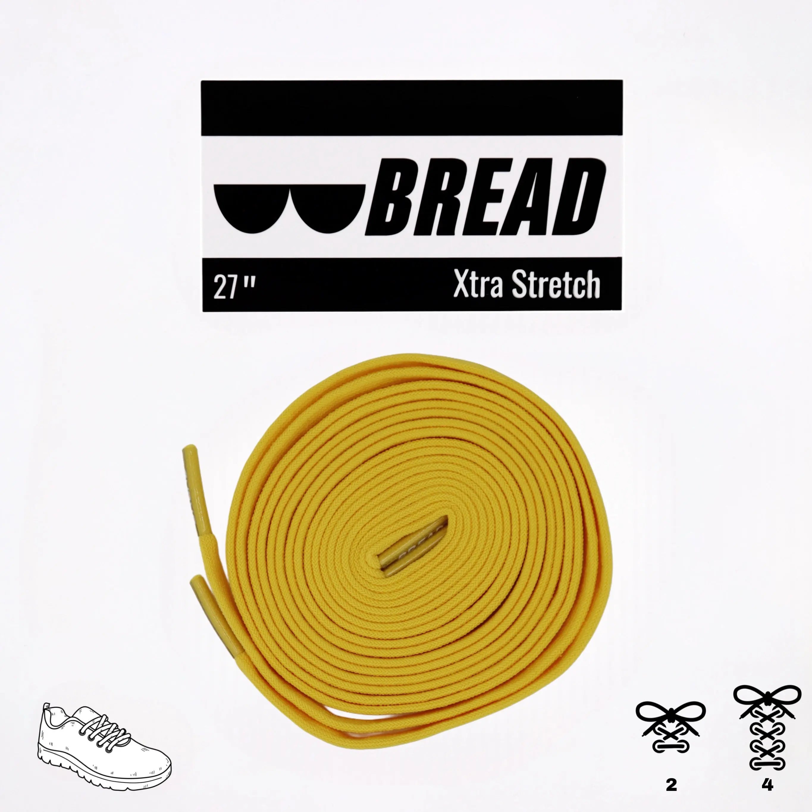 Stretchy Laces—Corona Yellow