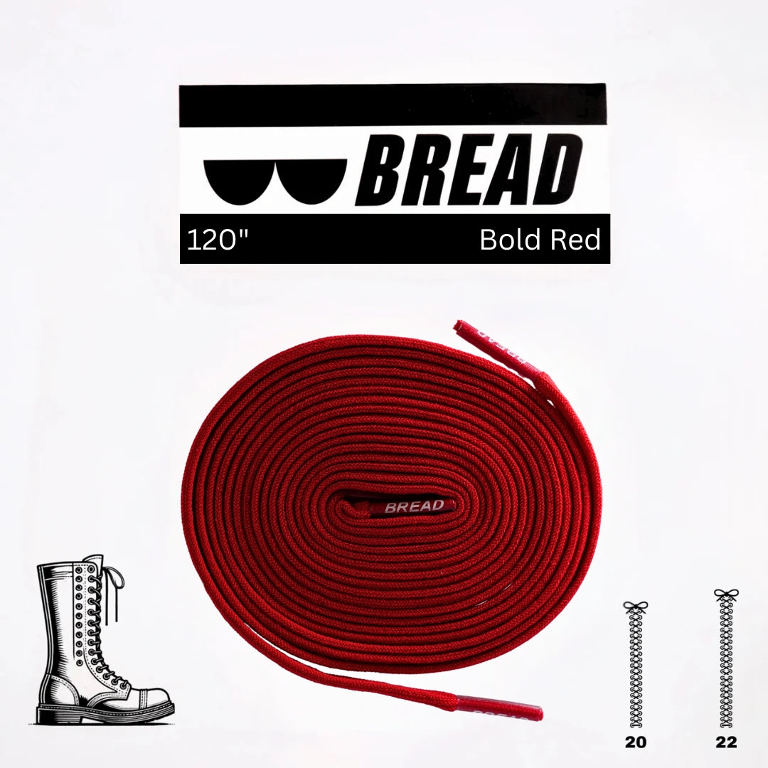Stretchy Laces—Bold Red