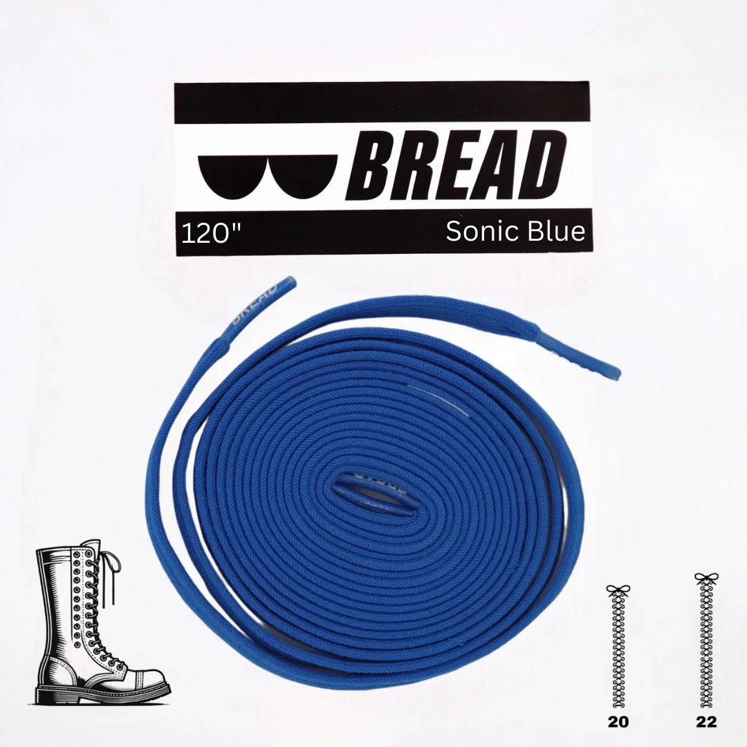 Stretchy Laces—Sonic Blue