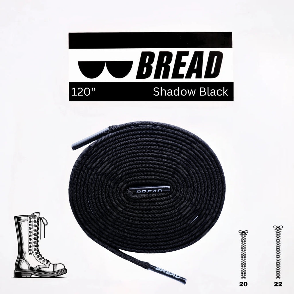 Stretchy Laces—Shadow Black