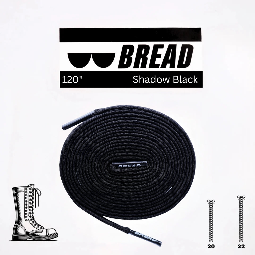 Stretchy Laces—Shadow Black