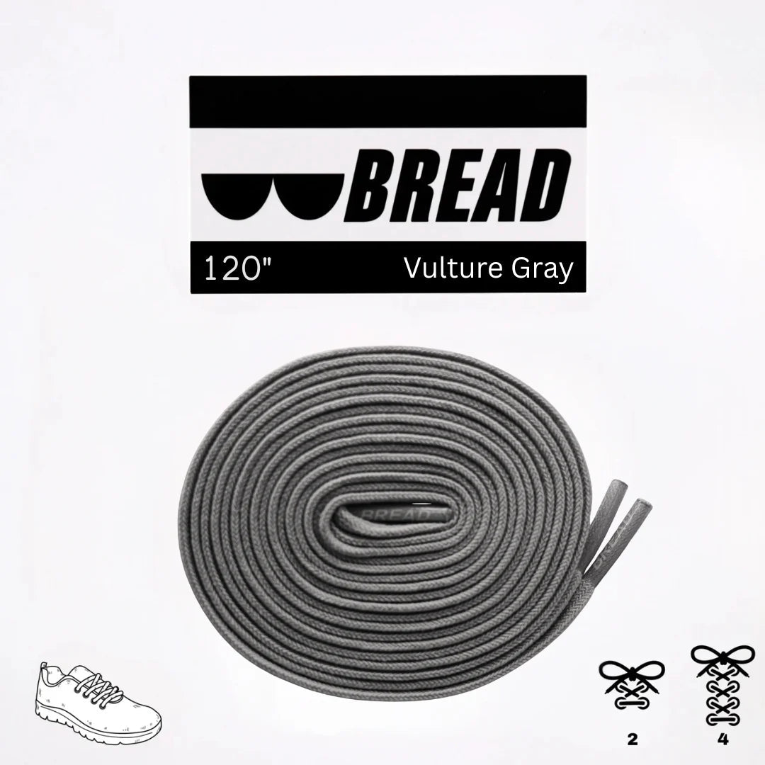 Stretchy Laces—Vulture Gray