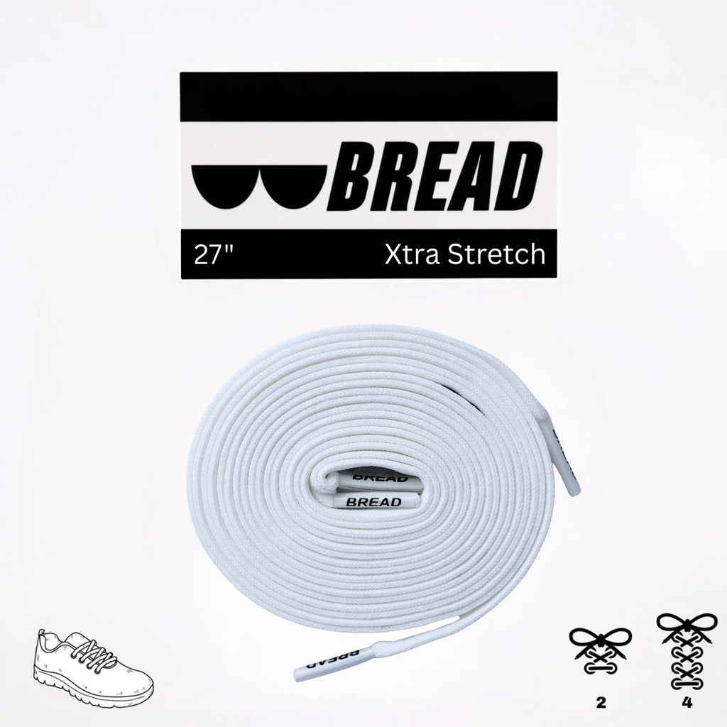 Stretchy Laces—Cloud White
