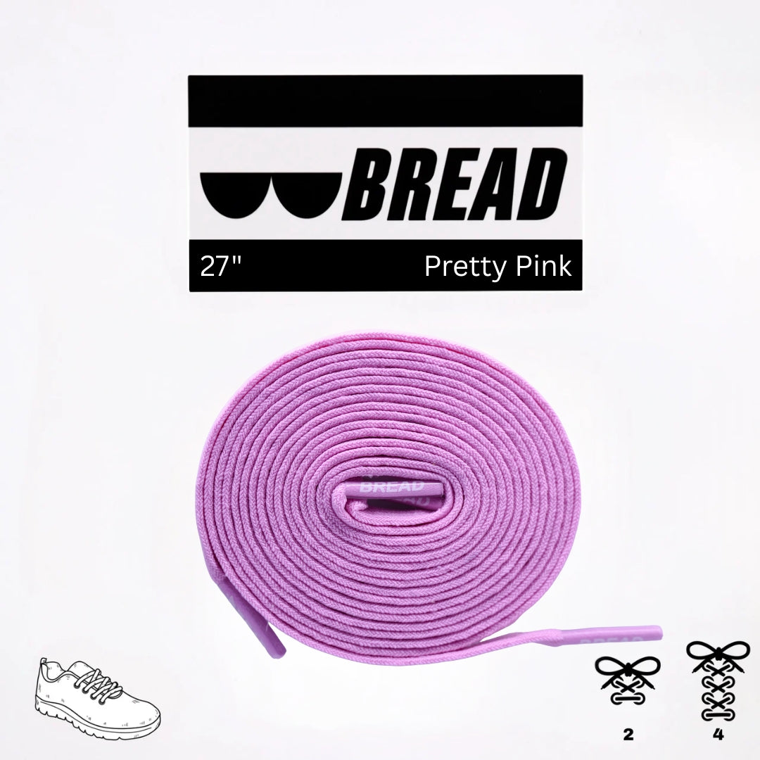 Stretchy Laces—Pretty Pink