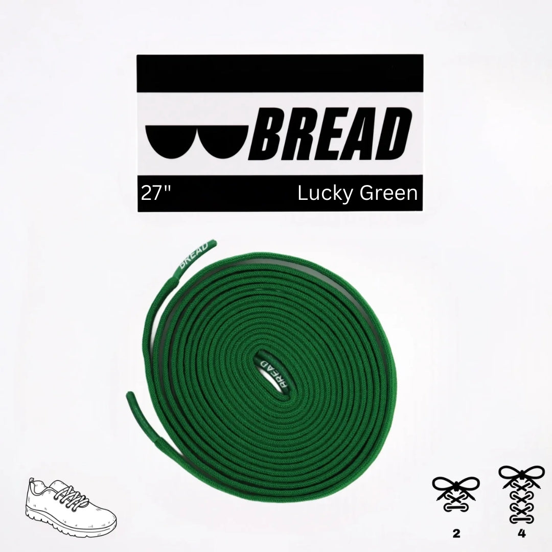 Stretchy Laces—Lucky Green