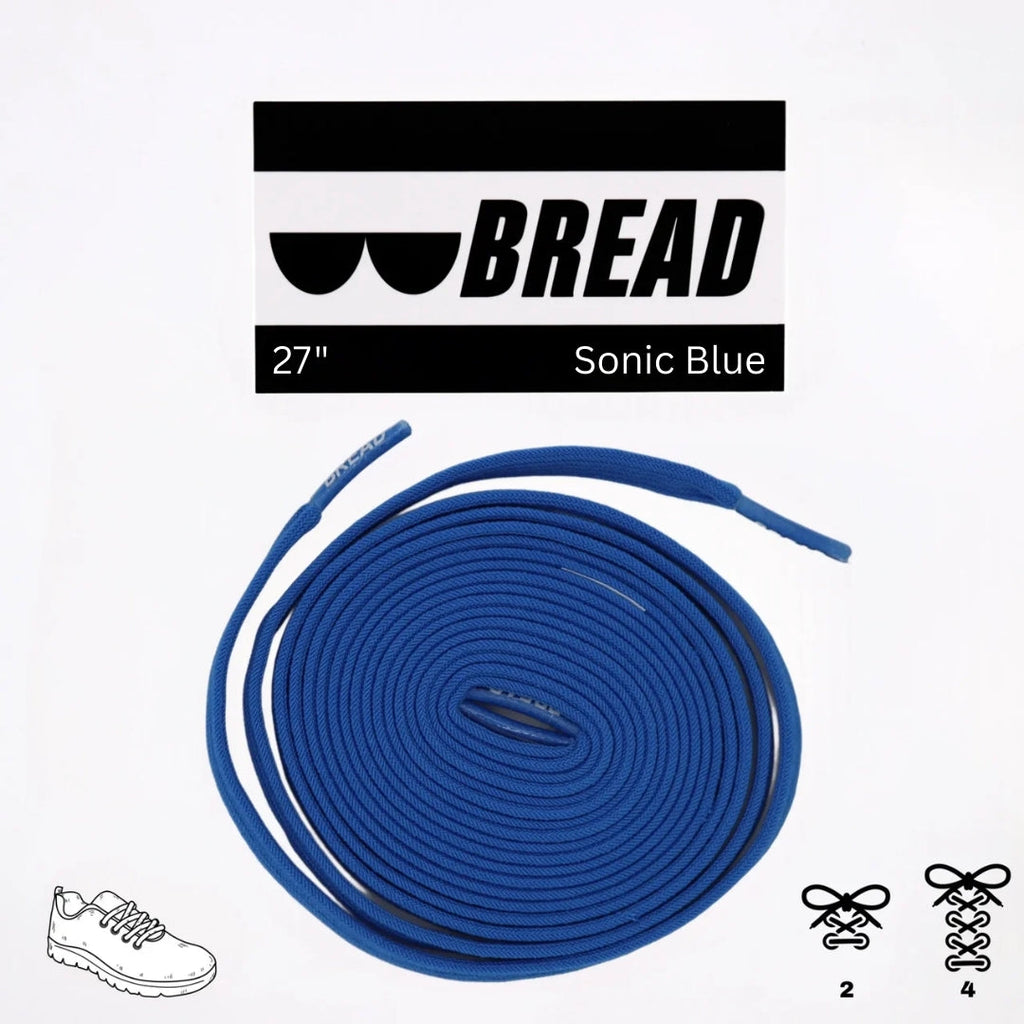 Stretchy Laces—Sonic Blue