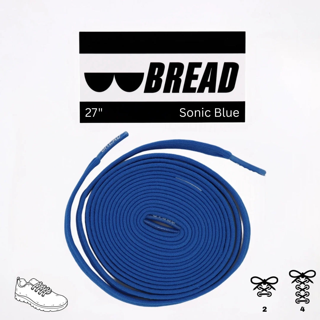 Stretchy Laces—Sonic Blue
