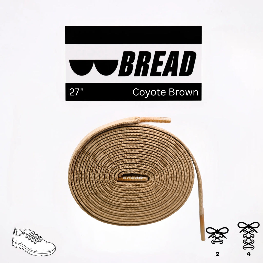 Stretchy Laces—Coyote Brown
