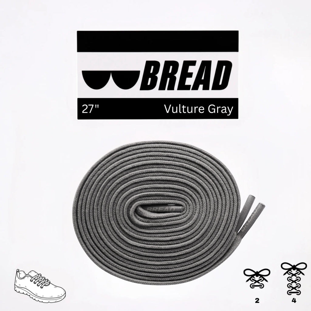 Stretchy Laces—Vulture Gray