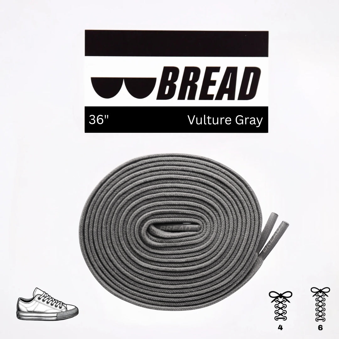 Stretchy Laces—Vulture Gray