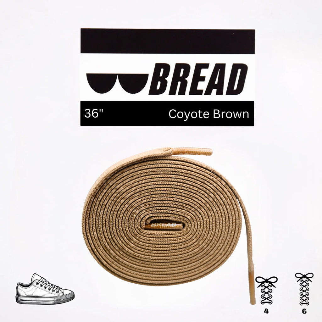 Stretchy Laces—Coyote Brown