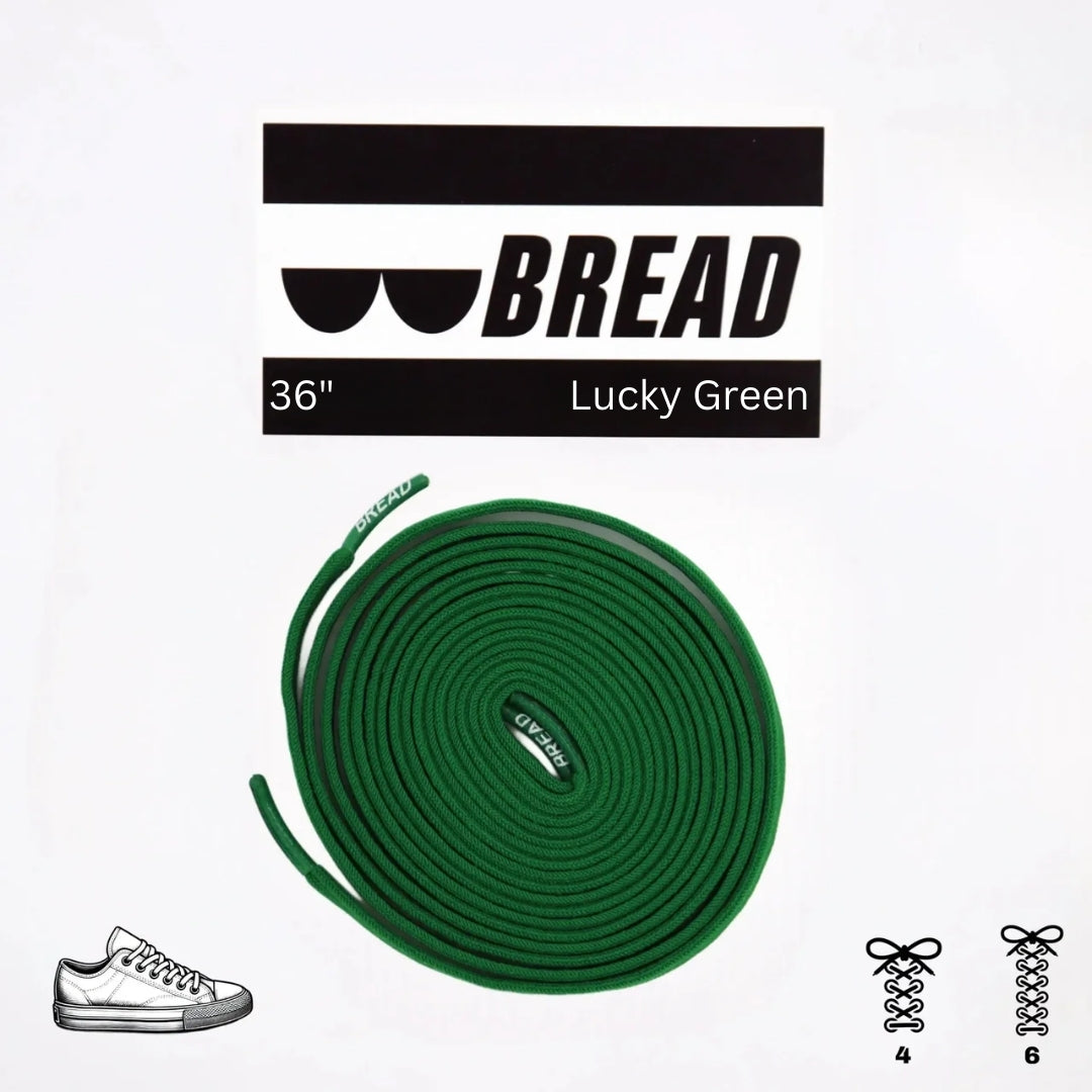 Stretchy Laces—Lucky Green