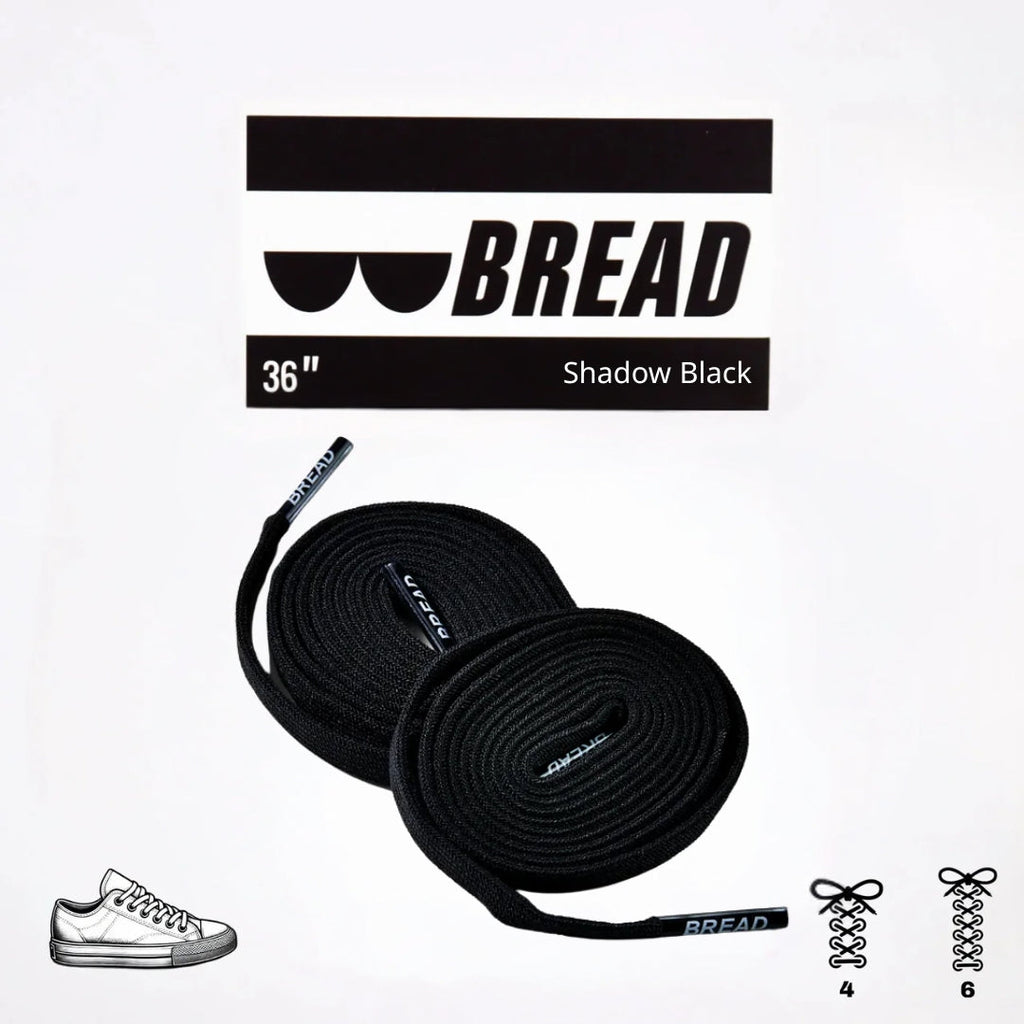 Stretchy Laces—Shadow Black