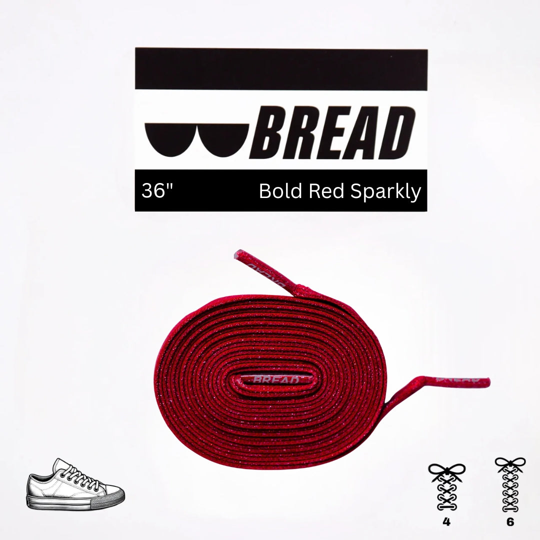 Stretchy Laces—Bold Red