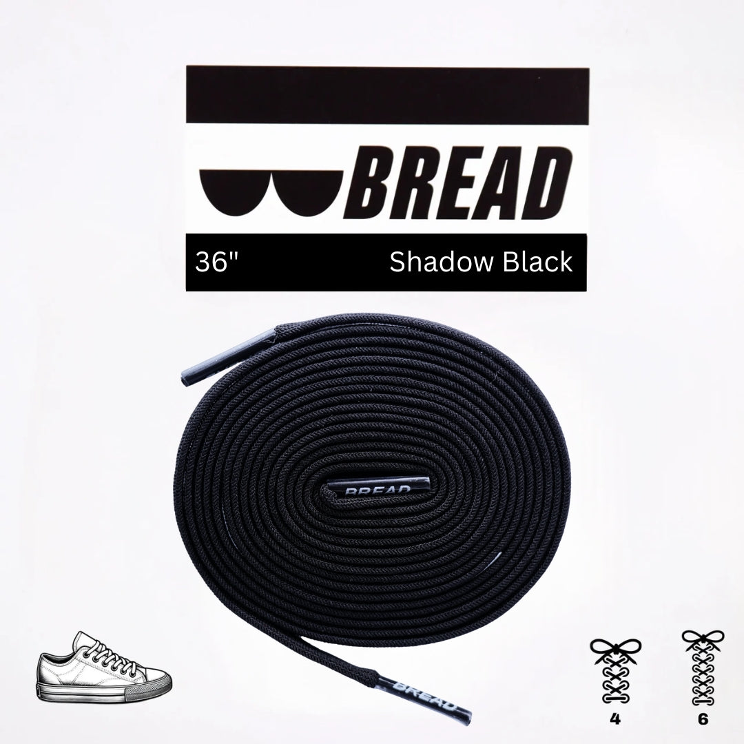 Stretchy Laces—Shadow Black