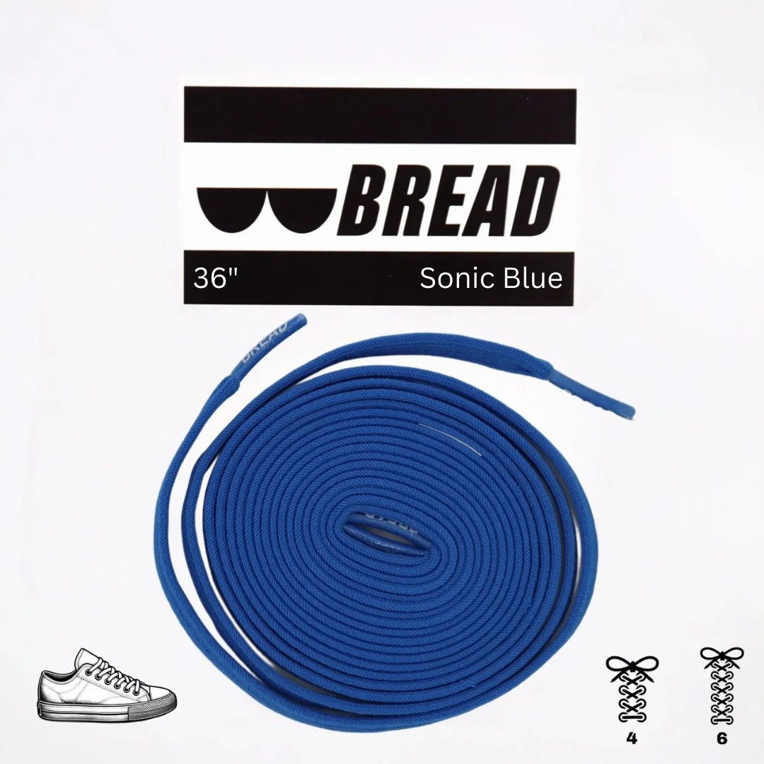 Stretchy Laces—Sonic Blue