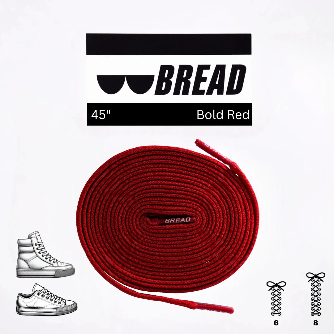 Stretchy Laces—Bold Red
