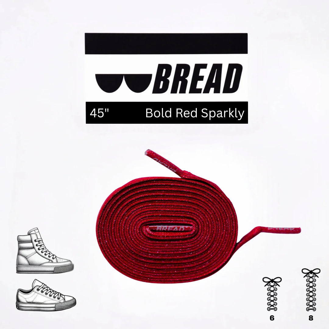Stretchy Laces—Bold Red