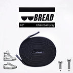 Stretchy Laces—Charcoal Grey