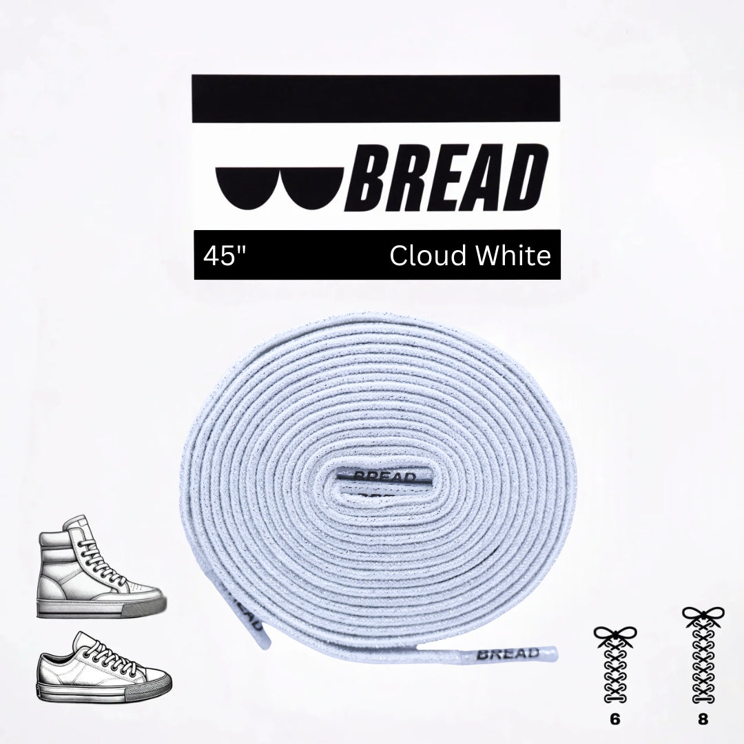 Stretchy Laces—Cloud White