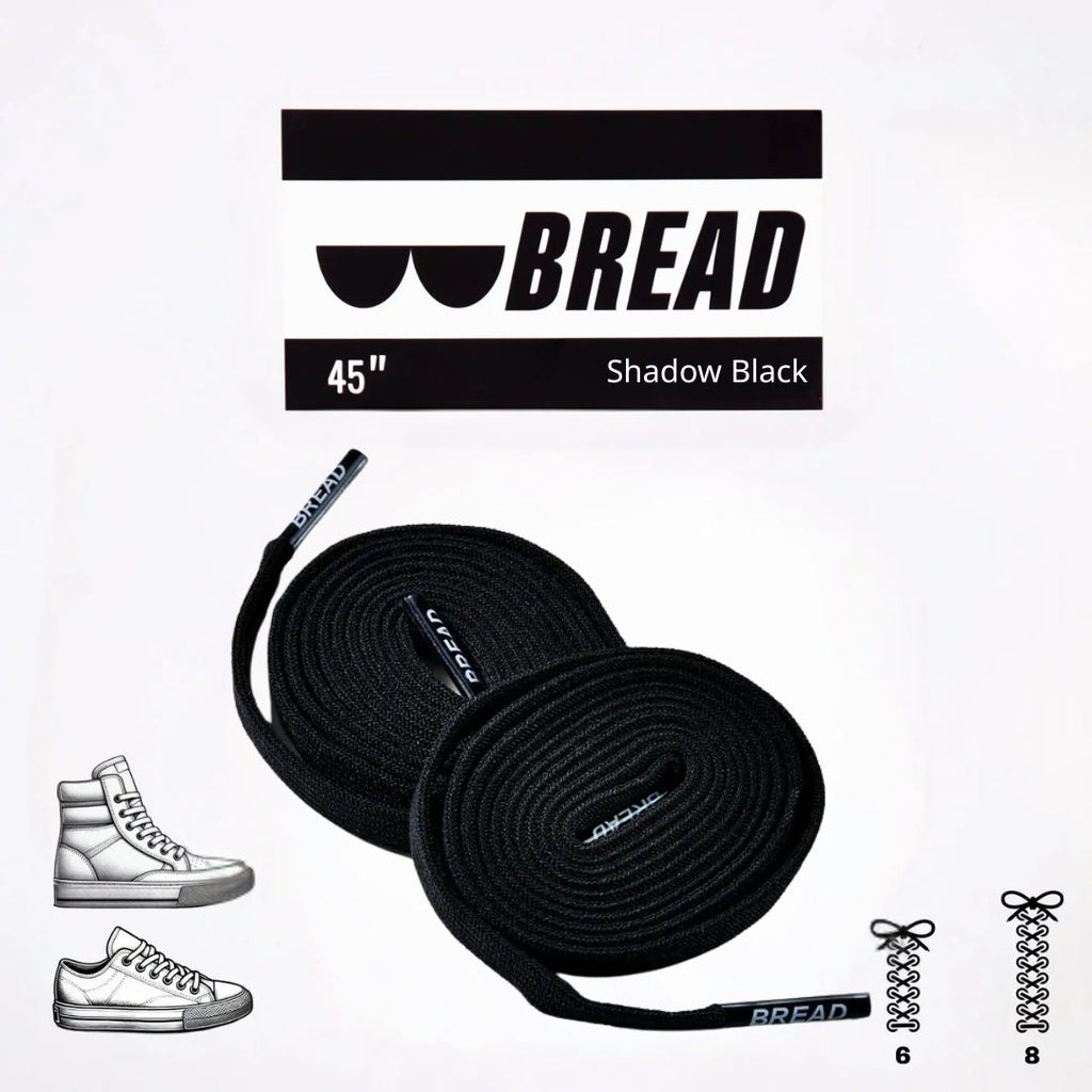 Stretchy Laces—Shadow Black