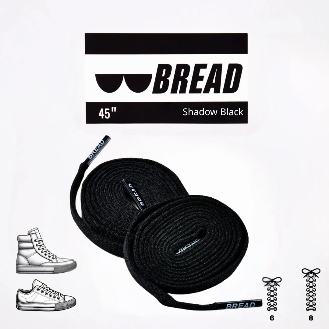 Stretchy Laces—Shadow Black