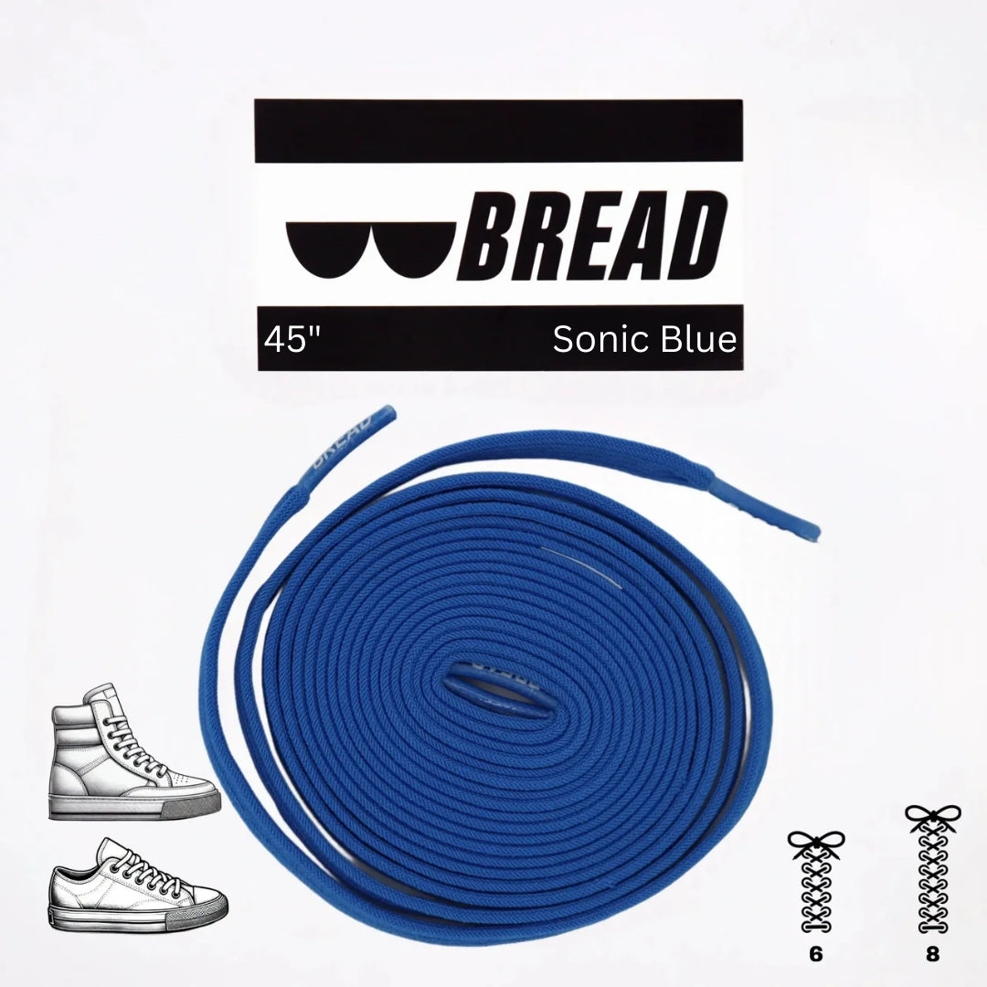 Stretchy Laces—Sonic Blue