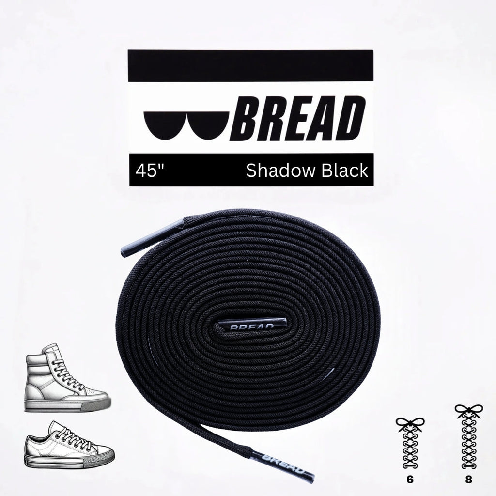 Stretchy Laces—Shadow Black
