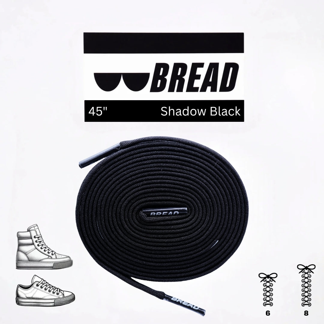 Stretchy Laces—Shadow Black