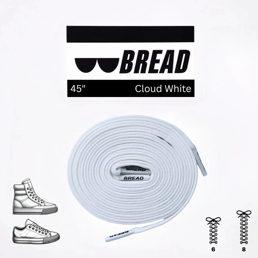 Stretchy Laces—Cloud White