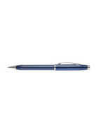 Century® II Polished Translucent Cobalt Blue Engraved Diamond Pattern Ballpoint Pen