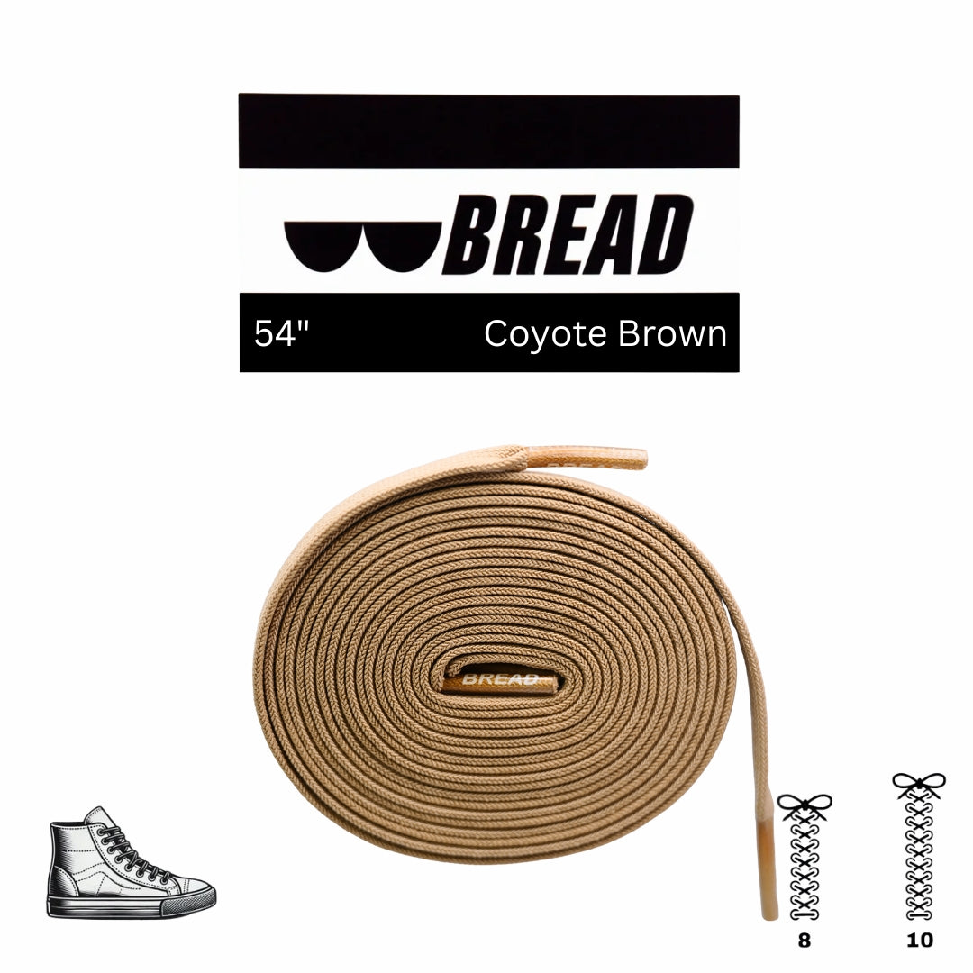 Stretchy Laces—Coyote Brown