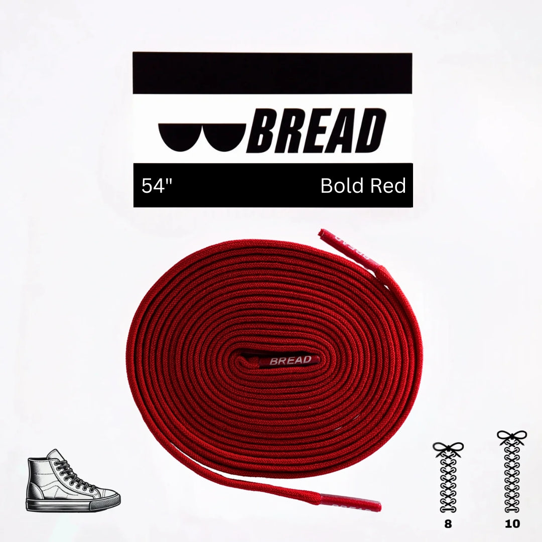 Stretchy Laces—Bold Red