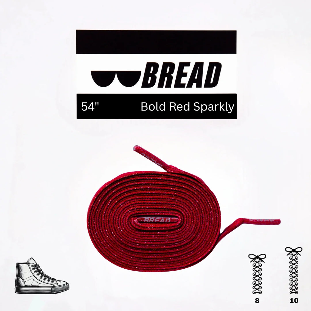 Stretchy Laces—Bold Red