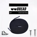 Stretchy Laces—Charcoal Grey