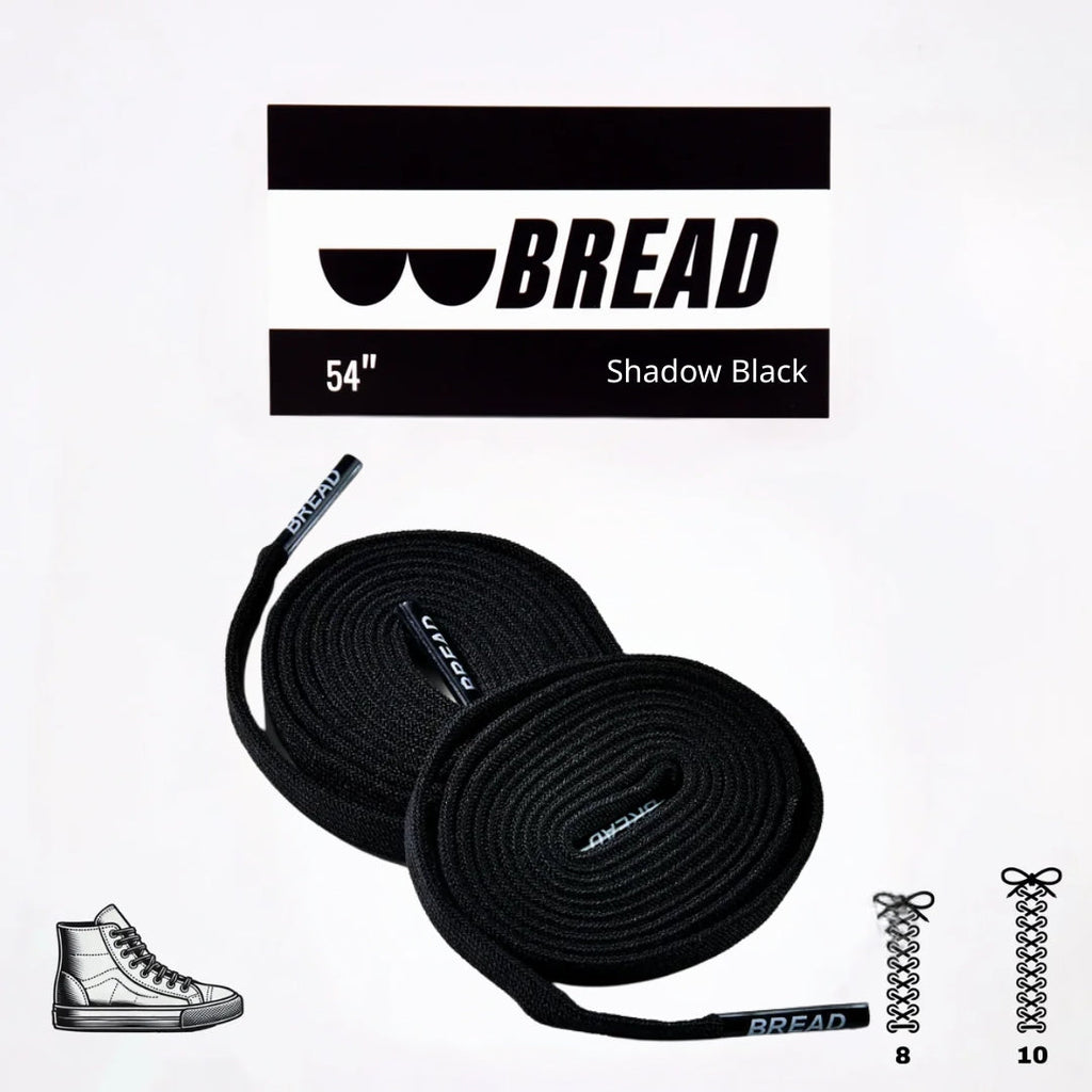 Stretchy Laces—Shadow Black