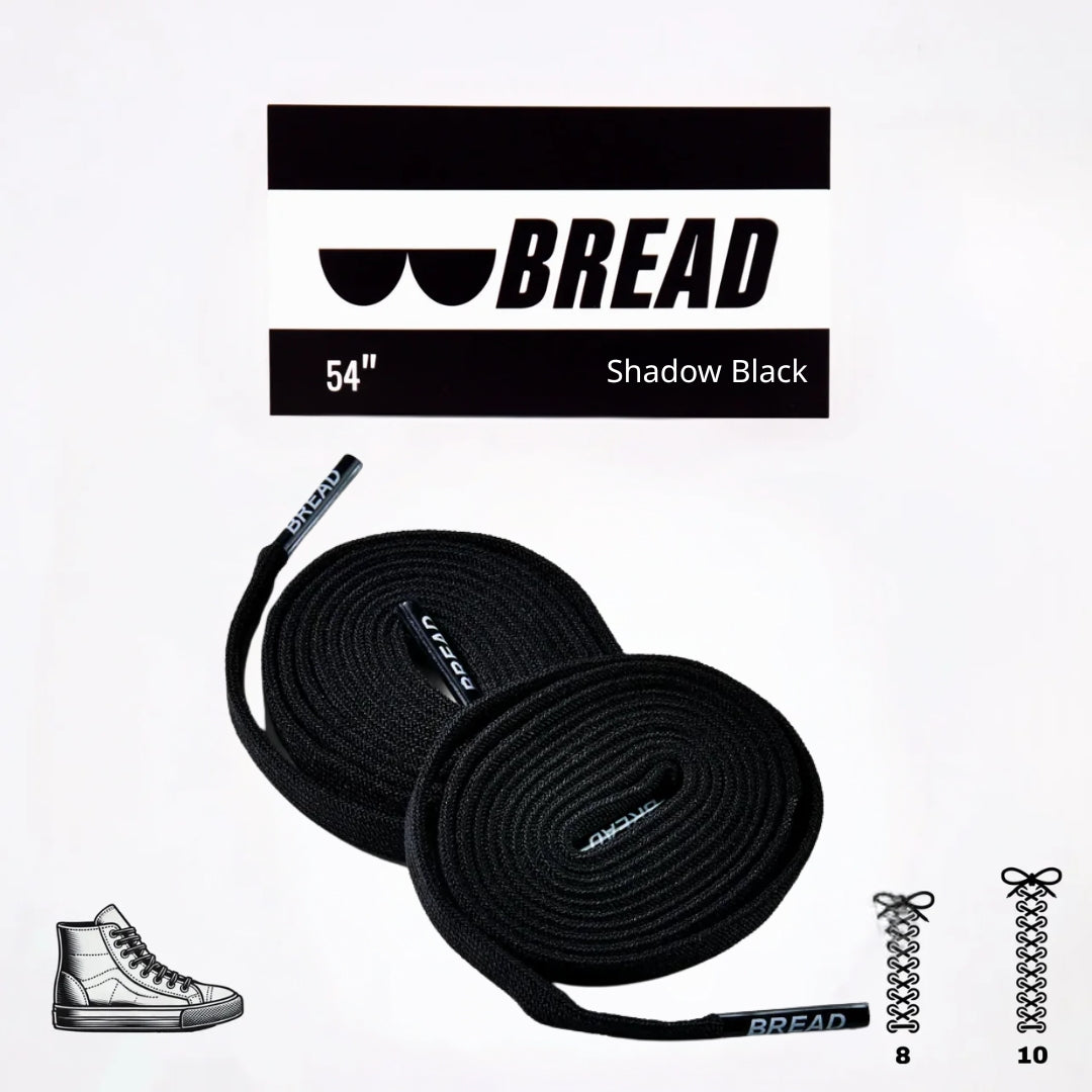 Stretchy Laces—Shadow Black