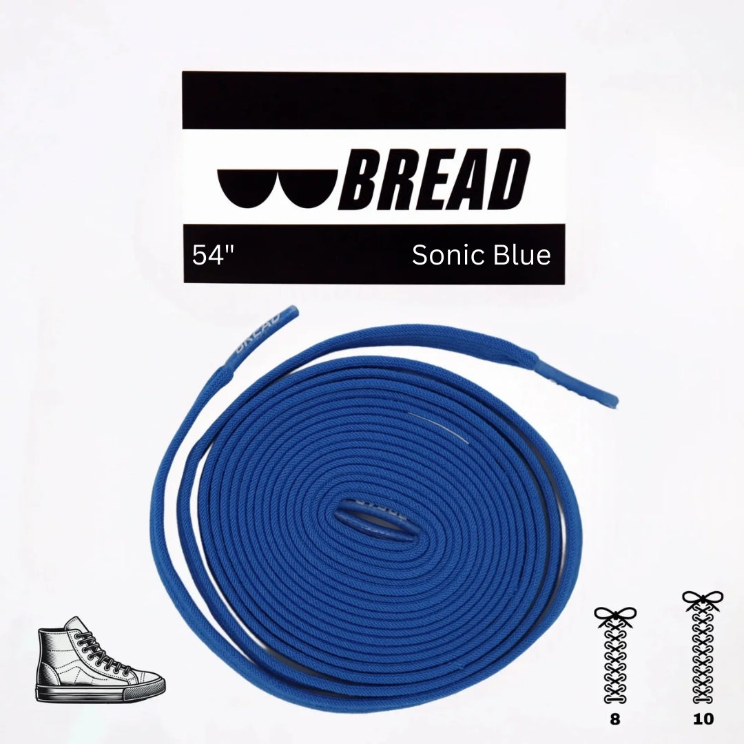 Stretchy Laces—Sonic Blue