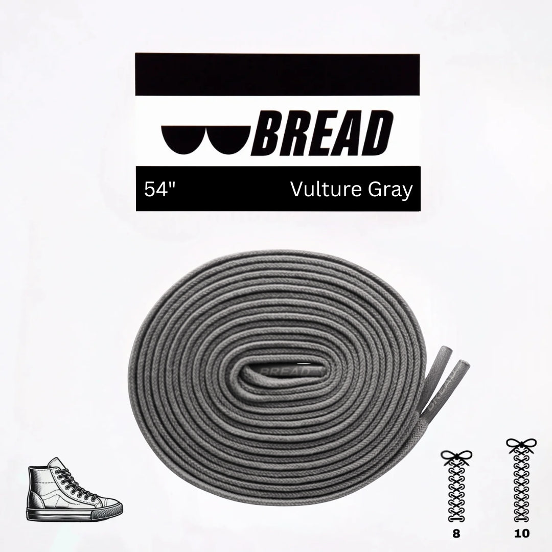 Stretchy Laces—Vulture Gray