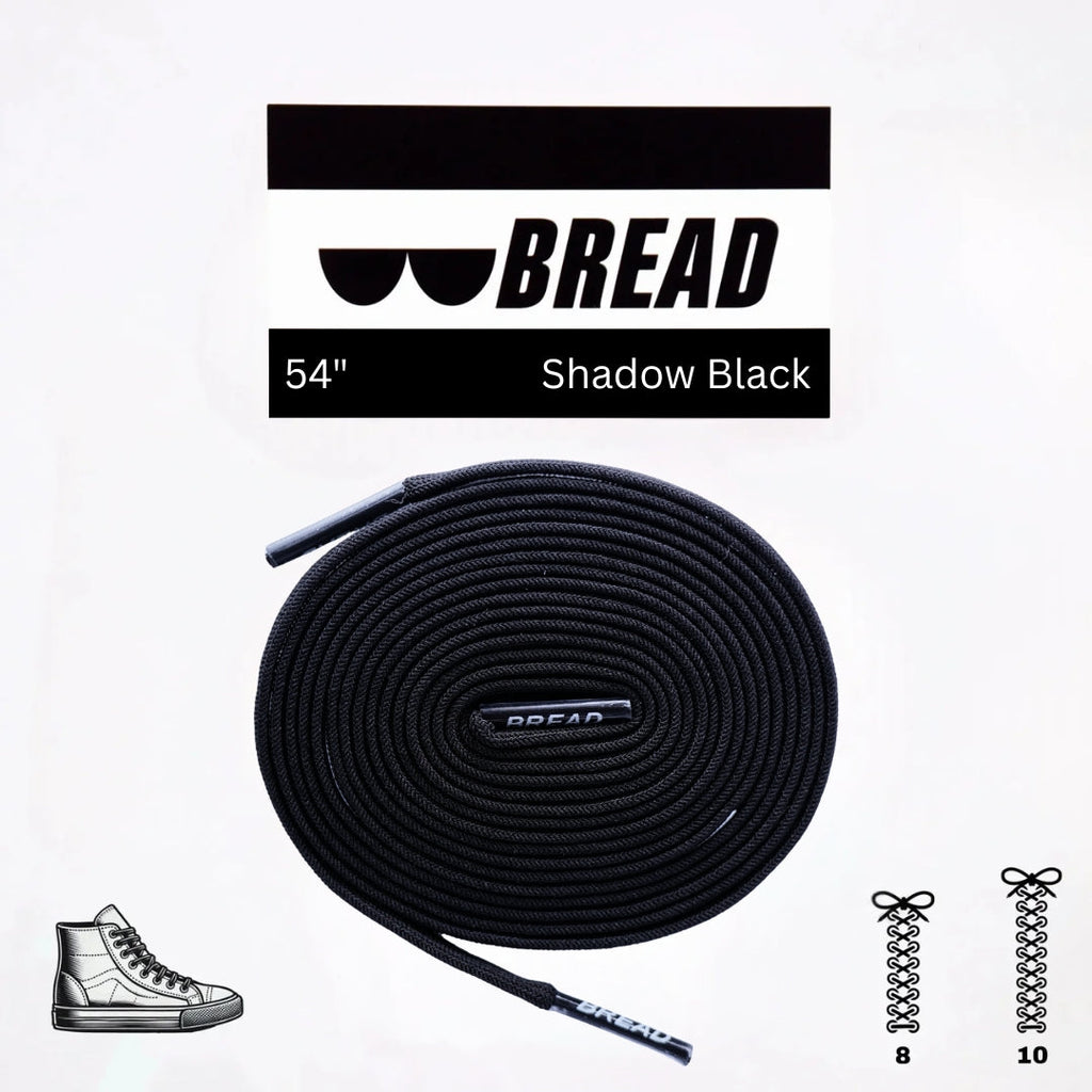 Stretchy Laces—Shadow Black