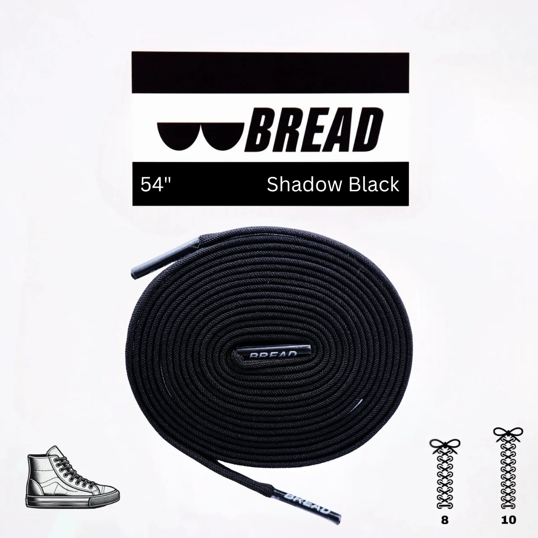 Stretchy Laces—Shadow Black