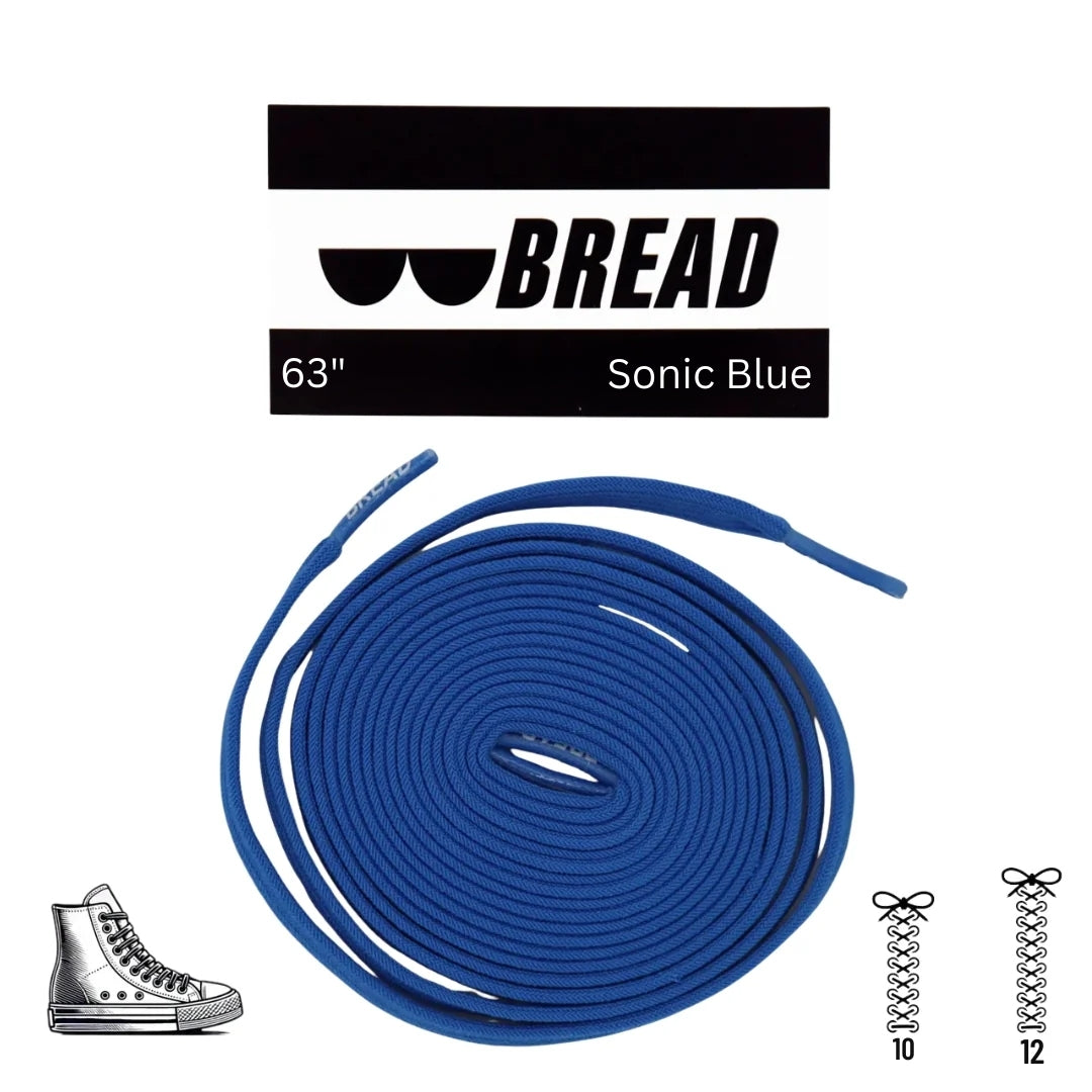 Stretchy Laces—Sonic Blue