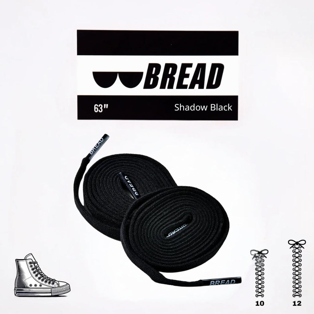 Stretchy Laces—Shadow Black