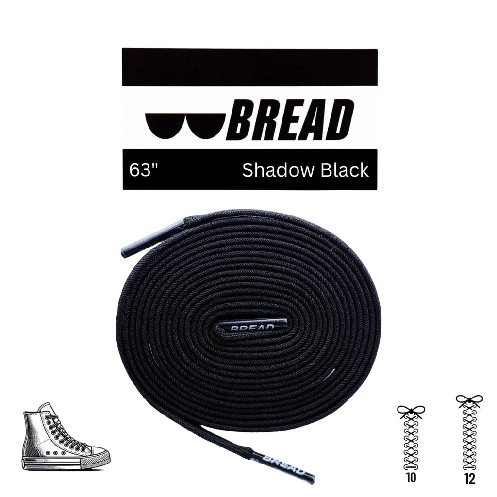 Stretchy Laces—Shadow Black