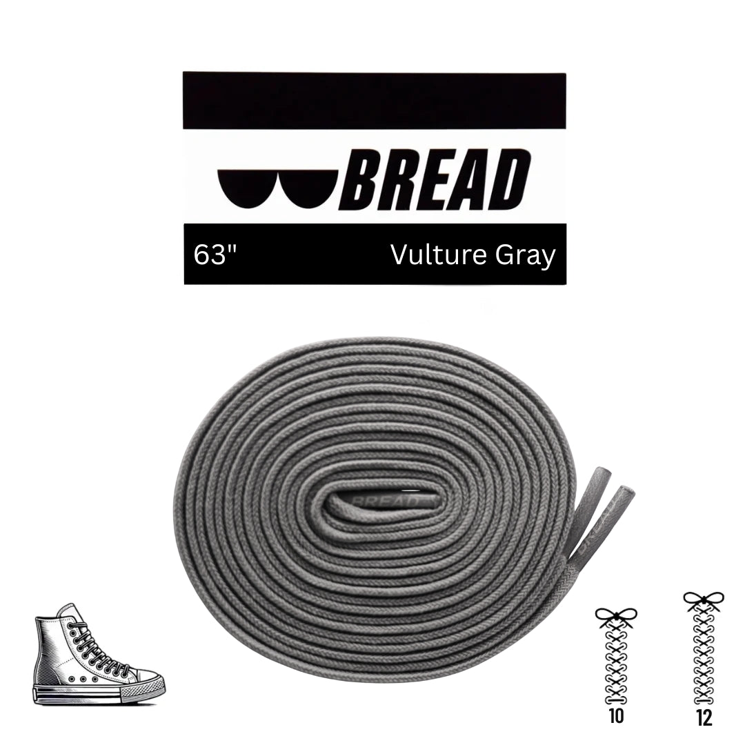 Stretchy Laces—Vulture Gray