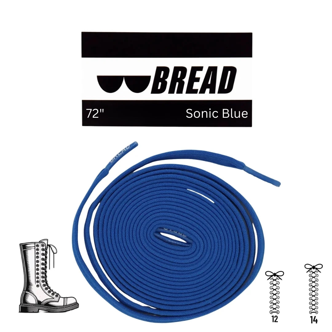 Stretchy Laces—Sonic Blue