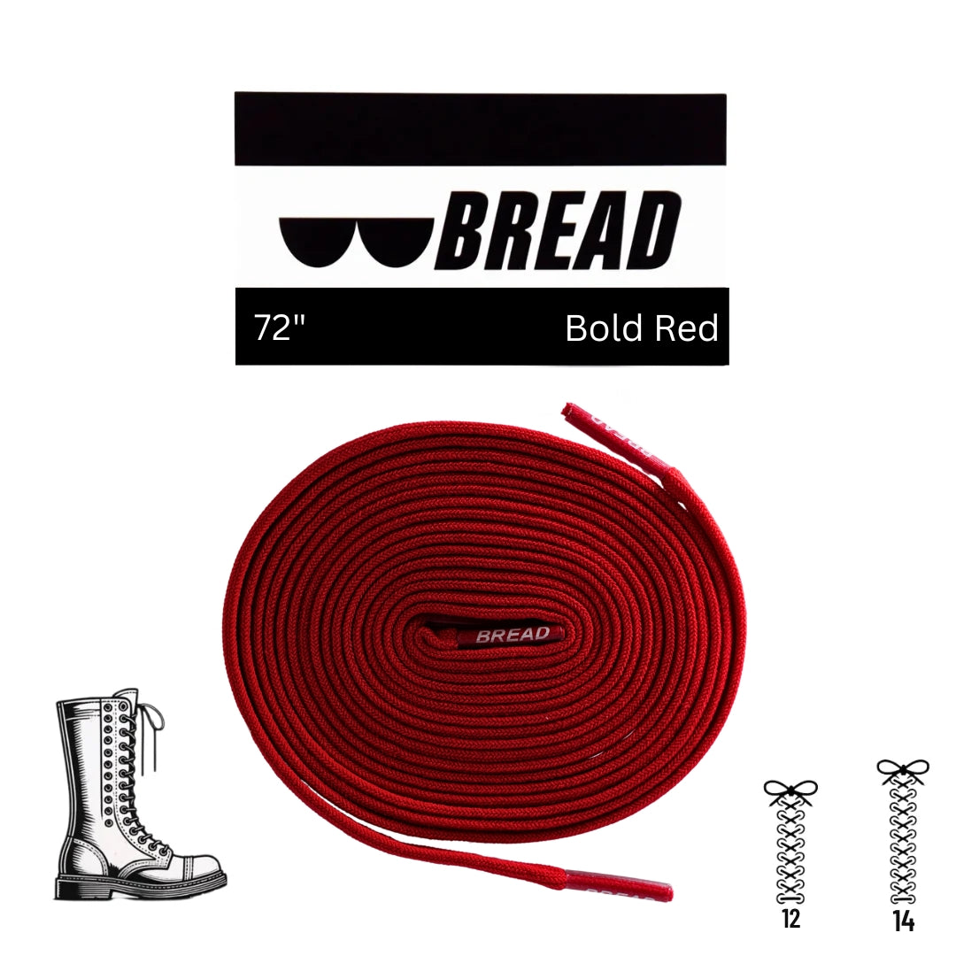 Stretchy Laces—Bold Red