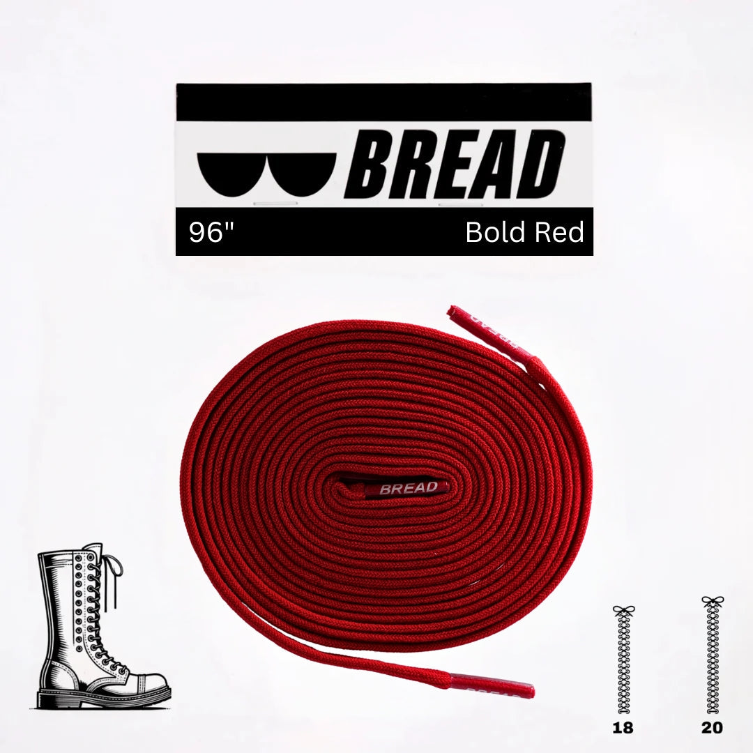 Stretchy Laces—Bold Red