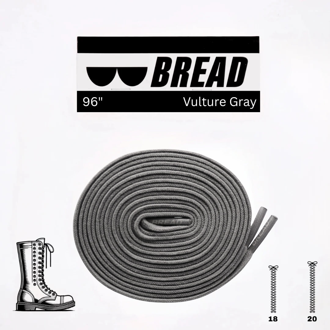 Stretchy Laces—Vulture Gray