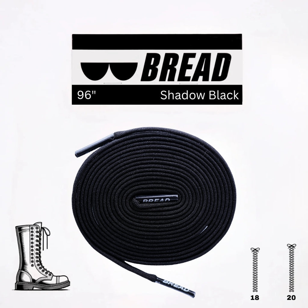 Stretchy Laces—Shadow Black